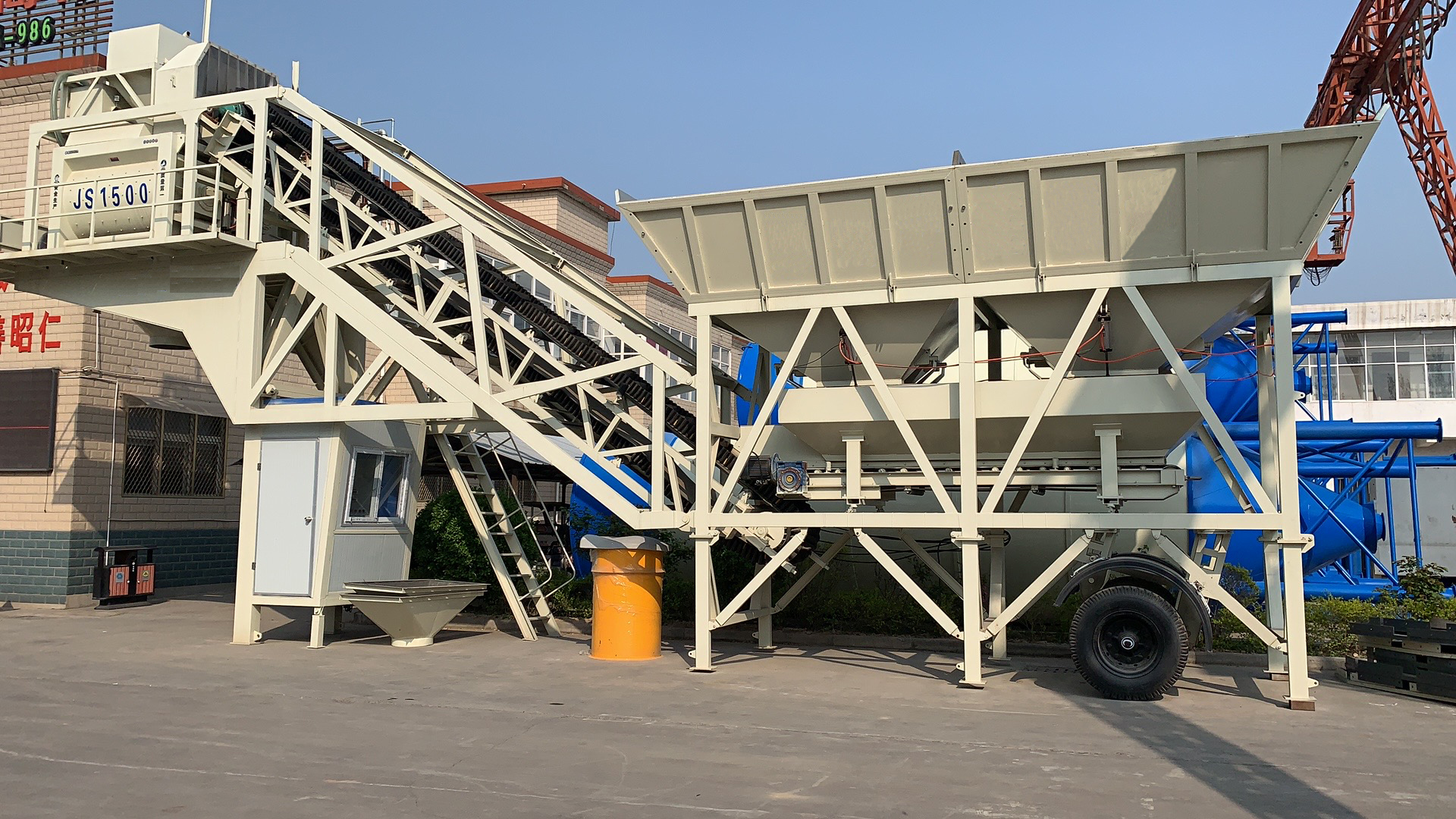 移动式90型混凝土搅拌站